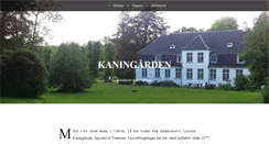 Desktop Screenshot of kaningaarden.dk