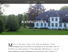 Tablet Screenshot of kaningaarden.dk